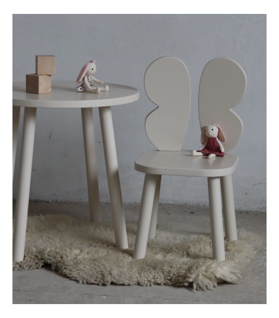 Zestaw stolik + krzesełko motyl 