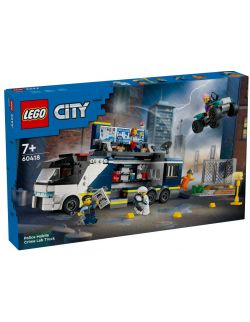 Klocki City 60418 Policyjna ciężarówka z laboratorium kryminalnym