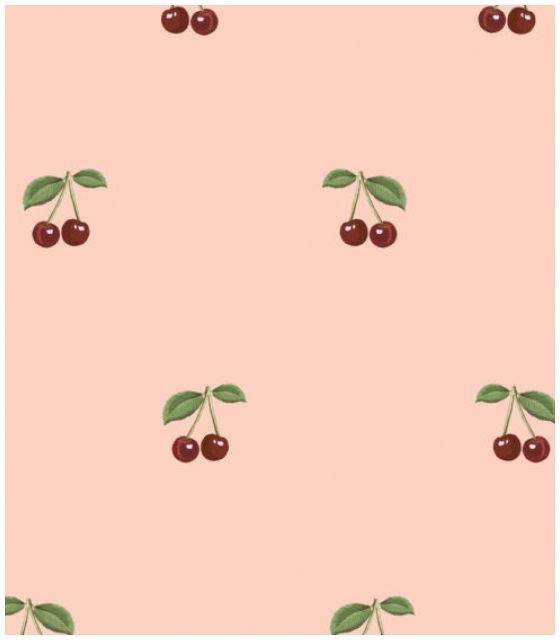 Próbka Tapety w wisienki Little Cherries