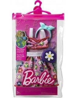 Ubranka Barbie Fashion Komplet w kwiaty