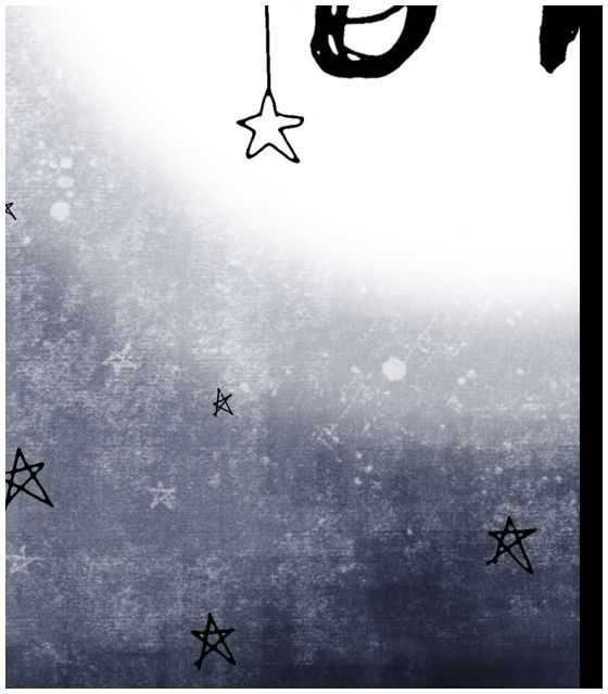 plakat do pokoju dziecka, ilustracja dla dzieci, księżyc, noc, obrazek z napisem, granatowy, gwiazdy