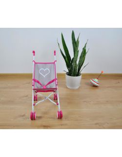 Wózek dla lalek Julia Prestige Pink