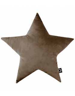 Poduszka gwiazdka Velvet VE2206 | jasny brąz
