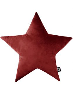 Poduszka gwiazdka Velvet VE2231 | czerwona