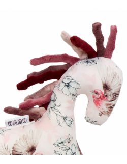 Koń Ptaki w Kwiatach Róż- przytulanka sensoryczna