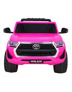 Toyota Hilux na akumulator dla dzieci Różowy + Napęd 4x4 + Pilot + 2 bagażniki + Radio MP3 + LED