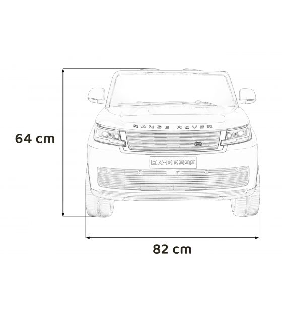 Pojazd Range Rover SUV Lift Czarny