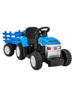 Traktor Z Przyczepą New Holland T7 Niebieski