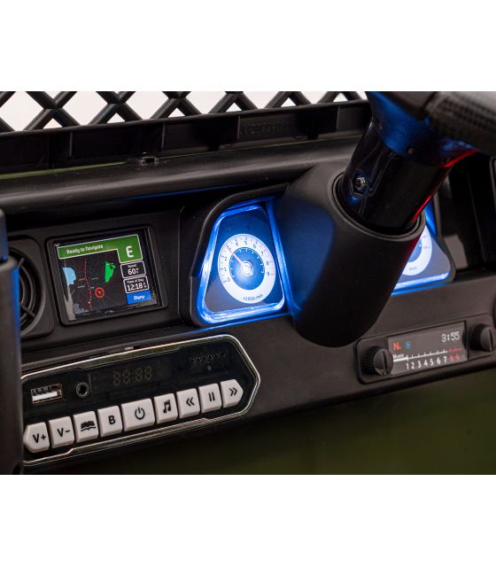 Toyota FJ Cruiser dla dzieci Moro + Pilot + Napęd 4x4 + Audio LED + EVA + Wolny Start