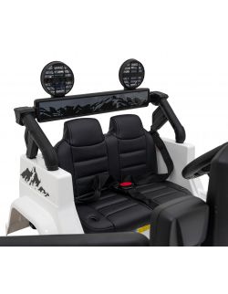 Toyota FJ Cruiser dla dzieci Biały + Pilot + Napęd 4x4 + Audio LED + EVA + Wolny Start
