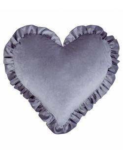 Poduszka serce z falbaną Velvet VE2248 | lawendowy