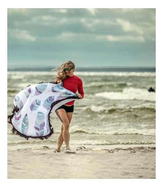 Okrągły ręcznik plażowy Dakota