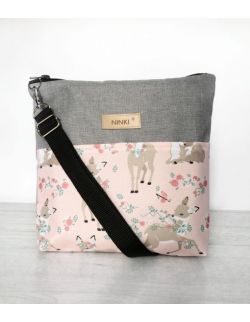 wodoodporna torebka dla dziewczynki Ninki® (sarenka na różowym tle)