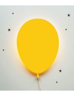 Ścienna nocna lampka LED - Balonik Yellow