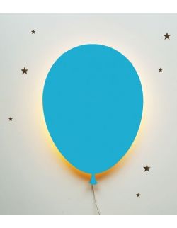 Ścienna nocna lampka LED - Balonik Blue