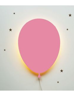 Ścienna nocna lampka LED - Balonik Pink