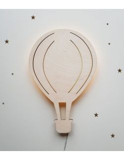 Drewniana lampka nocna - balon ALEX