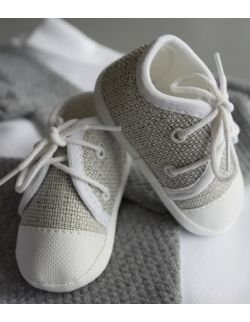 Trampki buty buciki niemowlęce do chrztu
