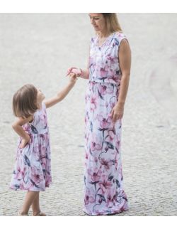 Komplet sukienek dla mamy i córki - Power of flowers 