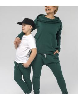 Spodnie baggy unisex - We feel green 