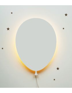 Ścienna nocna lampka LED - Balonik Grey