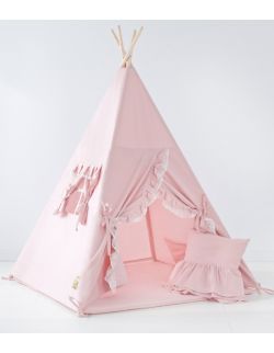 Namiot tipi dla dziecka Pinklowe - zestaw
