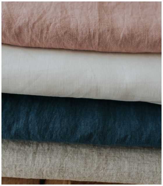 Lniany plecak / worek white/beige/pink/blue